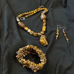 Tiger Eye Jewelry set